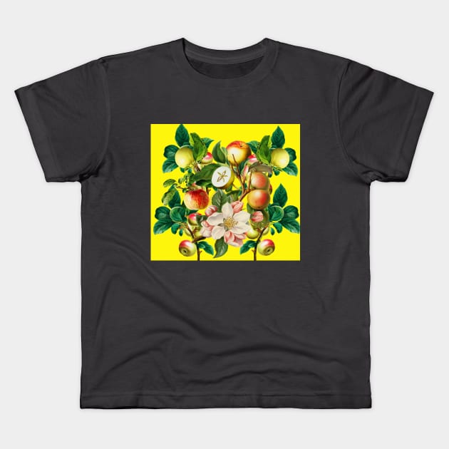 An apple a day Kids T-Shirt by volkvilla